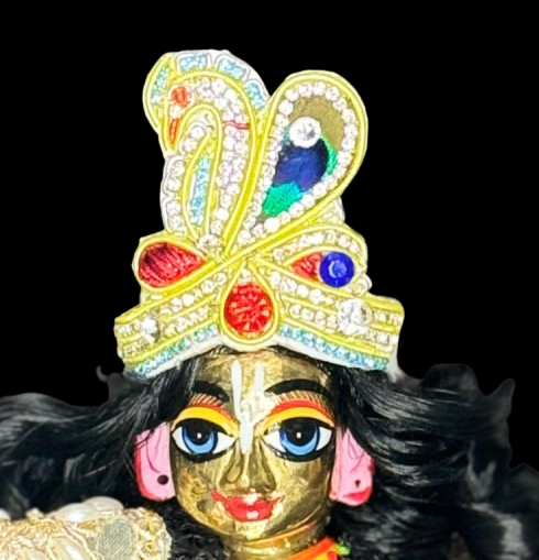 Handcrafted multicolor Mukut - Nehman